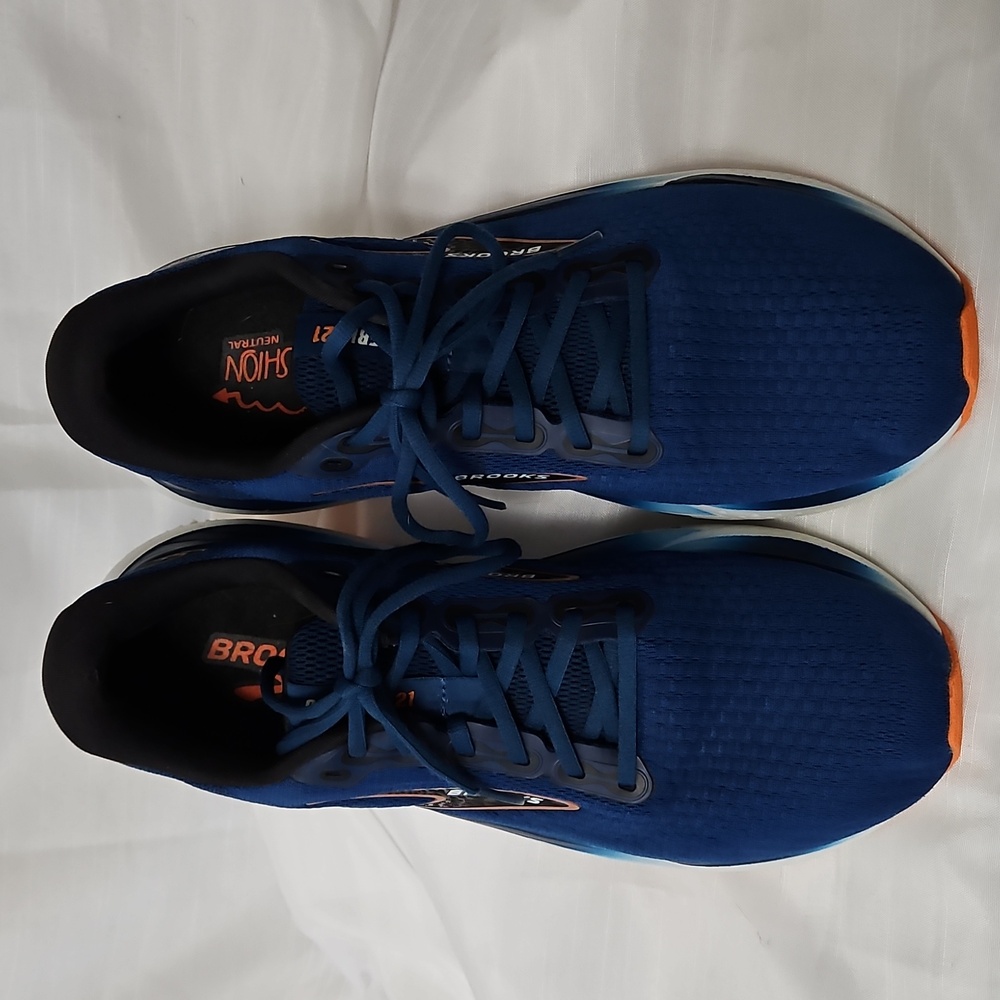 Brooks Glycerin 21 Mens Size 12 Blue Athletic Running Shoes 1104191D474 - Picture 5 of 12